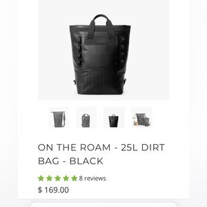 Black so ill on the roam bag by Jason Momoa. Brand new never used